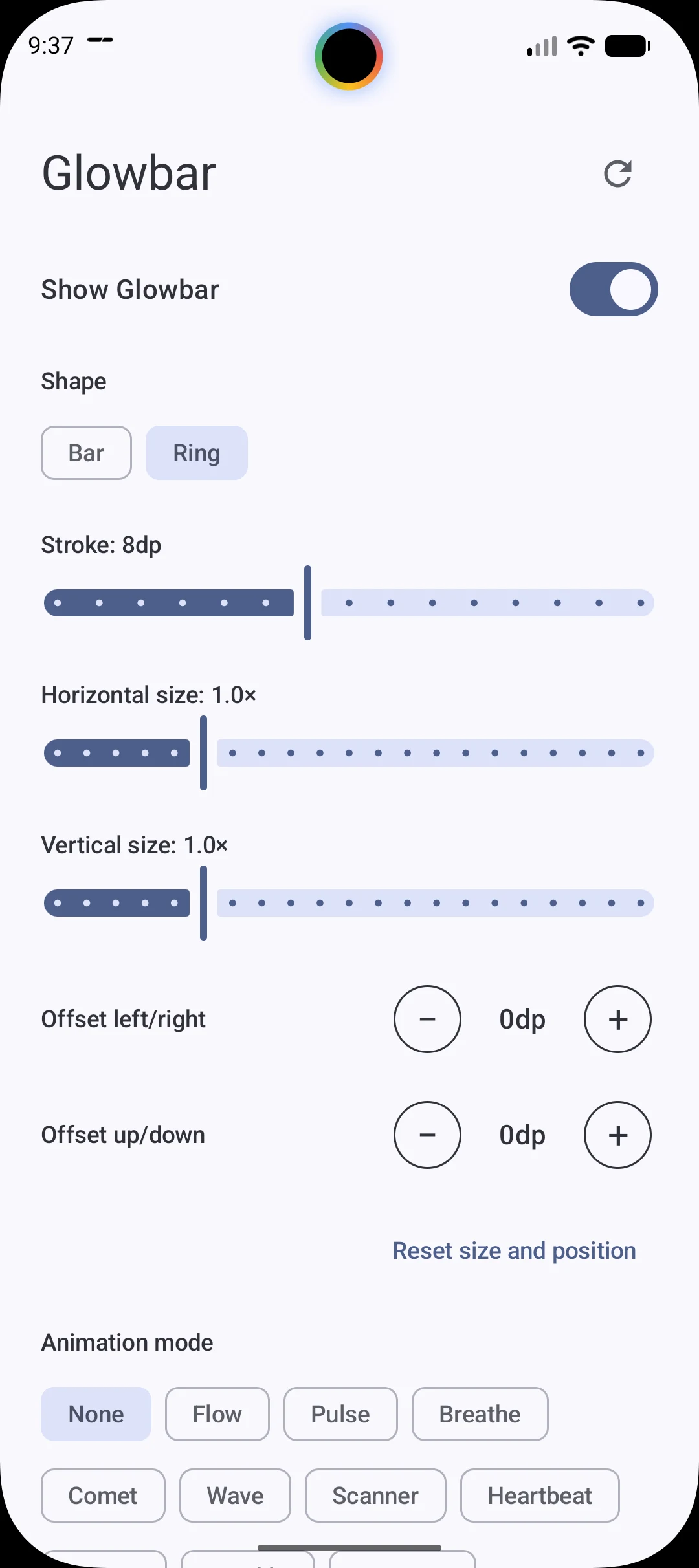 Glowbar - Pixel Glow screenshot